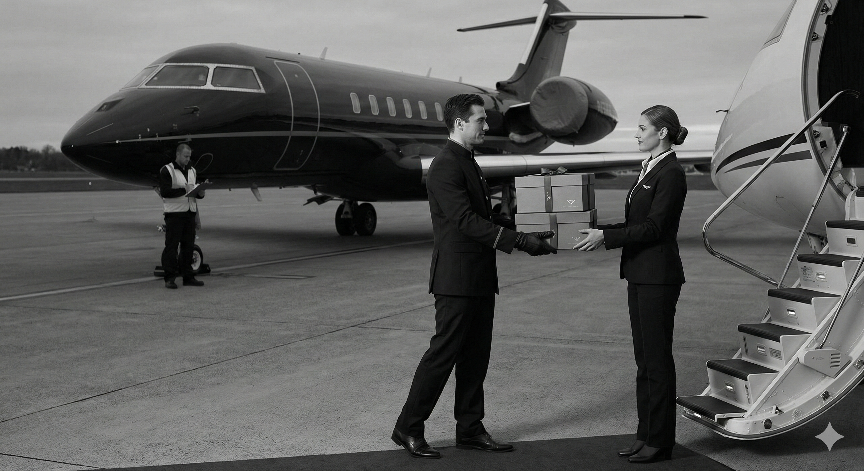 Premium delivery service - white-glove aircraft catering